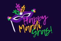 Colors of Mardi Gras Pinterest Cover