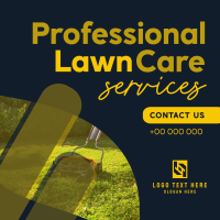 Professional Lawn Care Services Instagram Post