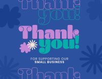 Funky Thank You Thank You Card