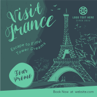 Eiffel Tower Dreams Instagram Post