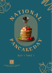 Strawberry Pancake Poster