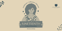 Juneteenth Woman Twitter Post