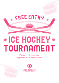 Ice Hockey Tournament Flyer