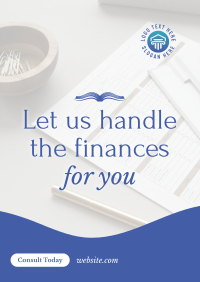 Finance Consultation Services Flyer