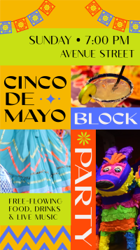 Cinco de Mayo Block Party Facebook Story