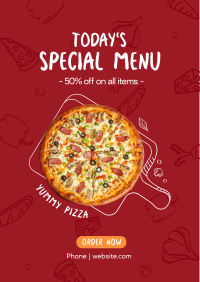 Today's Special Pizza Flyer