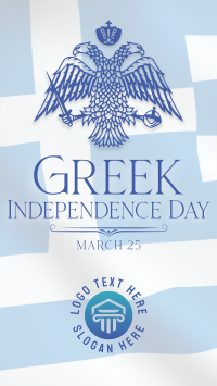 Traditional Greek Independence Day Facebook Story