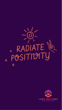 Radiate Positivity Facebook Story