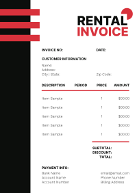 Product Invoice example 1