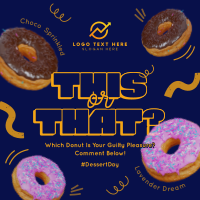 This or That Donuts Instagram Post Design