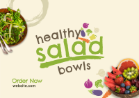 Salad Bowls Special Postcard