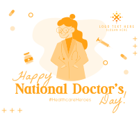 Doctors' Day Celebration Facebook Post