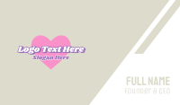 Valentine Business Card example 4