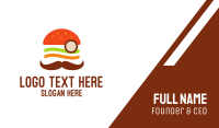 Moustache Burger Business Card