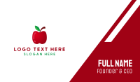 Nutritional  Red Apple Business Card