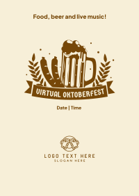 Virtual Oktoberfest Poster Design