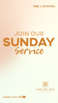 Sunday Service Facebook Story