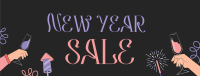 New Year Celebration Sale Facebook Cover