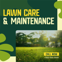 Clean Lawn Care Instagram Post Design