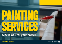 Painting Services Postcard