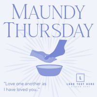 Maundy Thursday Instagram Post Design