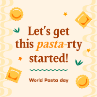 World Pasta Greeting Instagram Post Image Preview