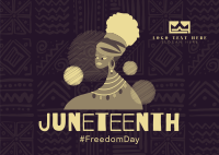 Celebrating Juneteenth Postcard