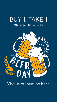 Beer Day Celebration Instagram Story