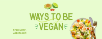 Vegan Food Adventure Facebook Cover