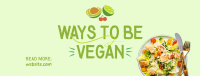 Vegan Food Adventure Facebook Cover Image Preview