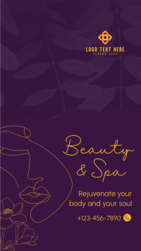 Beauty Spa Booking Facebook Story