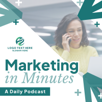 Professional Marketing Podcast Linkedin Post Design