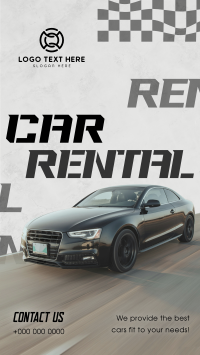 Edgy Car Rental Instagram Reel Image Preview