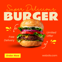 The Burger Delight Linkedin Post