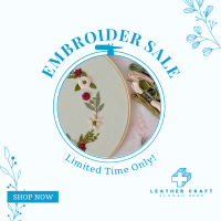 Embroidery Sale Instagram Post Image Preview