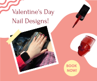 Valentines Day Nails Facebook Post