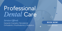 Professional Dental Care Services Twitter Post