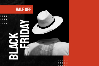 Classy Black Friday Hat Pinterest Cover