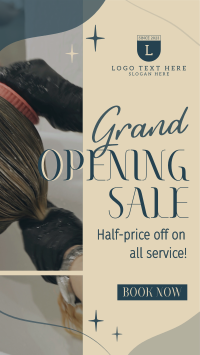 Salon Opening Discounts Video