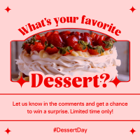 Fancy Dessert Day Instagram Post Image Preview