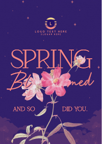 Spring Bloom Quote Flyer