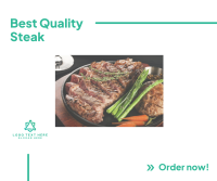 Steak Order Facebook Post