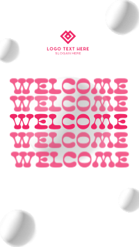 Modern Futuristicv Welcome Instagram Story