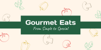 Gourmet Eats Twitter Post