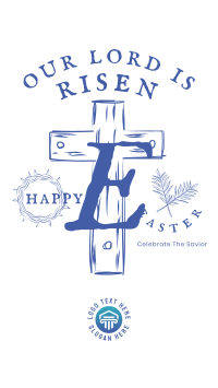 Lord Is Risen Facebook Story