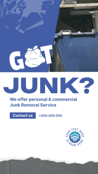 Junk Removal Service Facebook Story