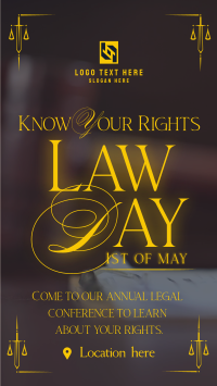 Law Day Greeting Facebook Story