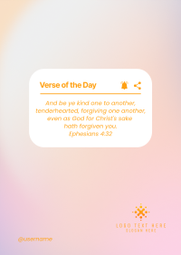 Verse of the Day Poster