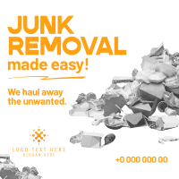 Professional Junk Removal Instagram Post