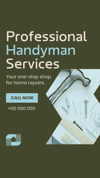 Handyman Home Repairs Instagram Story